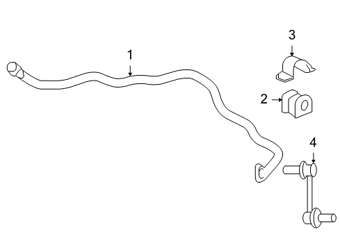 2008 Acura RL Stabilizer Bar & Components - Front Bolt, Flange (10X87) Diagram for 90193SJA000