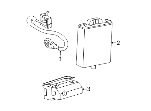 2012 Lexus ES350 Anti-Theft Components Lamp Assy, Theft Warning Indicator Diagram for 8185033030