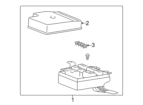 2003 Kia Optima Wiring Harness Junction Box Assembly Diagram for 912203C100
