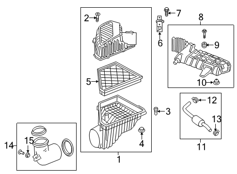 2018 Chevrolet Traverse Powertrain Control Crankshaft Sensor Diagram for 12664495