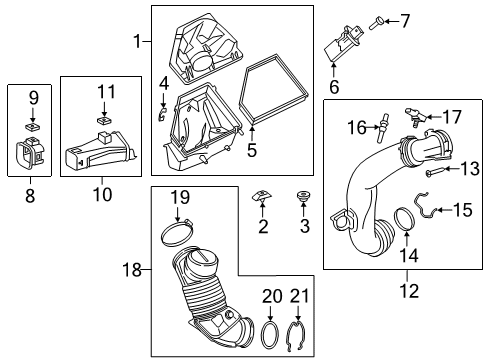 2022 Toyota GR Supra Powertrain Control ECM Diagram for 89661WAA02