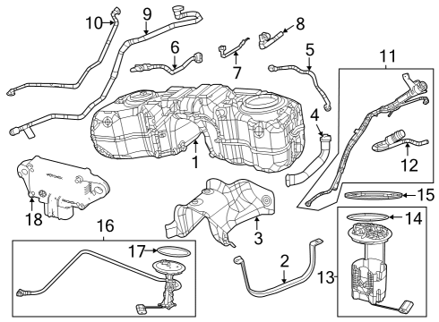 Fuel Supply MODULE-AUXILIARY LEVEL UNIT Diagram for 68541370AD