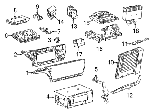 2021 Toyota Mirai Sound System Module Diagram for 840C262020