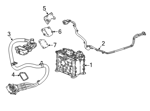 2018 Chevrolet Silverado 1500 Electrical Components Upper Cover Diagram for 24264025