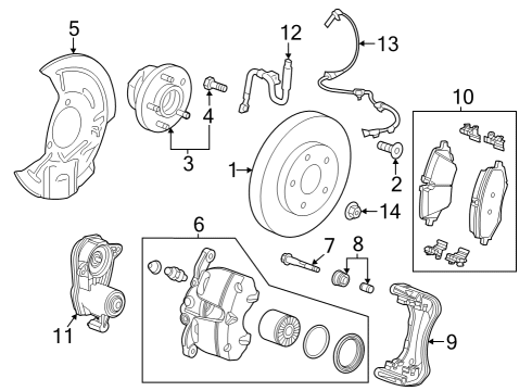 Front Brakes Wear Sensor Diagram for 42726383