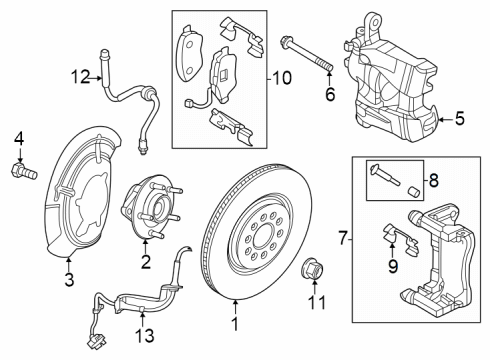 Anti-Lock Brakes Bolt-HEXAGON FLANGE Head Diagram for 68300566AA