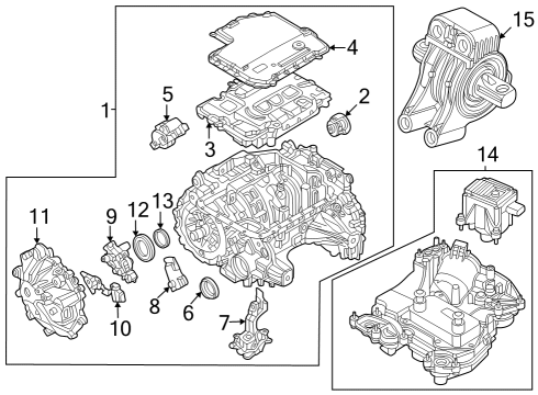 Traction Motor Components Vent Cap Diagram for 31507595196