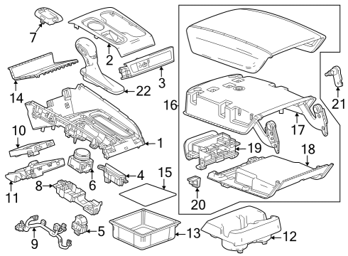 Transfer Case Extension Housing Seal Diagram for 24233898