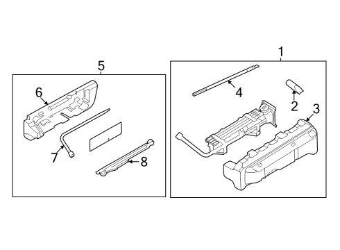 Jack & Components Jack Assembly Diagram for KK3Z17080D