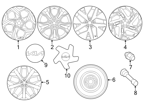 Wheels Wheel Assembly-Temporary Diagram for 52919R5100