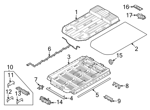 Battery Hold Down Screw Diagram for W500012S439