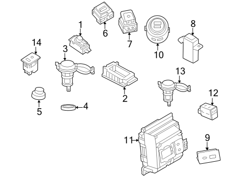 Transfer Case Seal-Oil, Drive Pinion Diagram for 381894BA0A