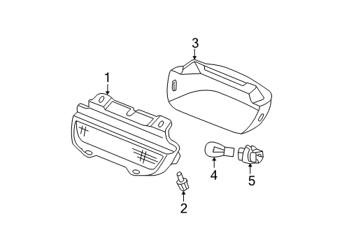 2011 Honda Element Bulbs Lamp Unit *NH167L* (B) (GRAPHITE BLACK) Diagram for 34272SCVA11ZA