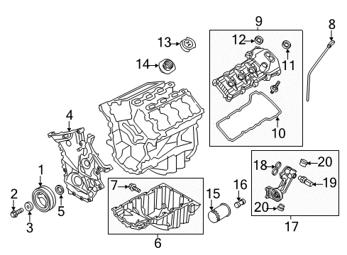 2013 Ford Mustang Filters Filler Pipe Diagram for BT4Z6763A