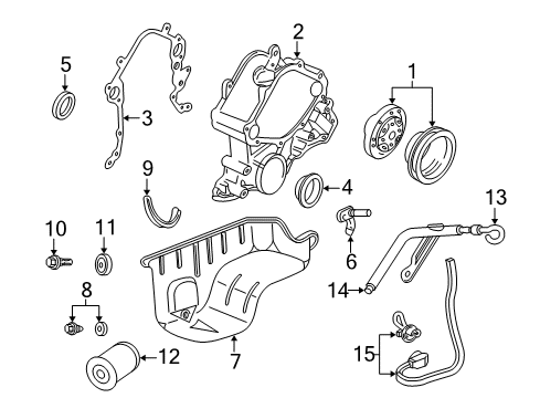 2007 Ford Freestar Powertrain Control ECM Diagram for 6F2Z12A650YA