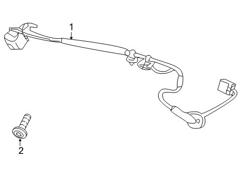 2013 Acura ZDX Parking Aid Screw Tapping, (Po Diagram for 93913241G0