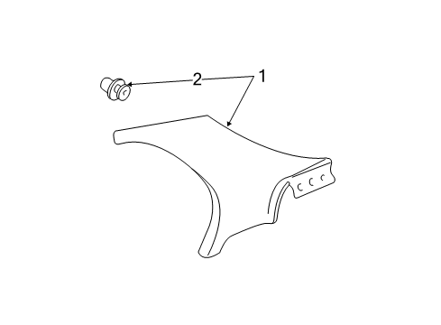 2003 Honda Civic Interior Trim - Quarter Panels Garnish Assy., R. RR. Pillar *YR239L* (KI IVORY) Diagram for 84130S5A013ZC