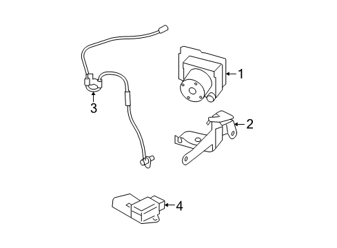 2007 Hyundai Elantra ABS Components Sensor Assembly-Yaw Rate&G Diagram for 956902H500