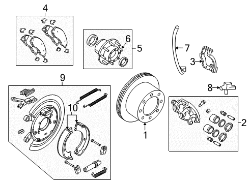 2012 Ram 2500 Brake Components Hose-Brake Diagram for 52121636AC