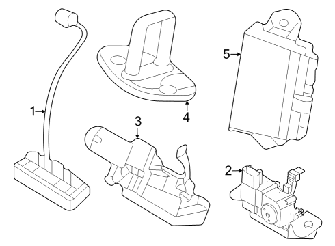 Lift Gate Lock & Electrical HANDLE ASSY-TAIL GATE O/S Diagram for 81820N9000