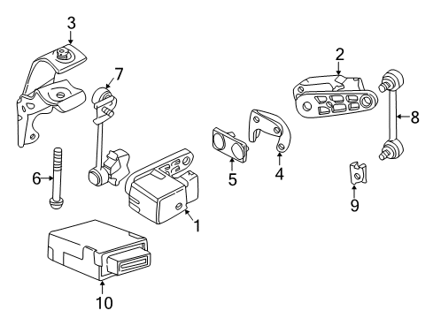 2003 BMW 525i Electrical Components Clip Diagram for 33311093654