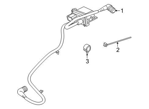 2011 BMW X6 Electrical Components Clip Diagram for 12517831757