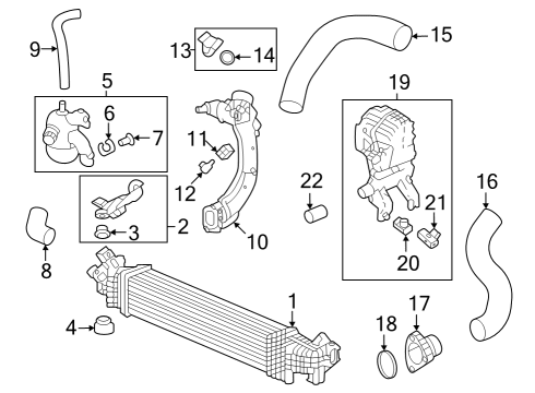 Powertrain Control Cushion, Radiator Mounting (Lower) Diagram for 74172TR0A00