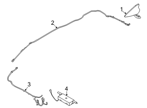 Anti-Theft Components ANTENNA ASSY-COMBINATION Diagram for 96210CW000EB