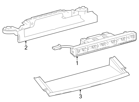 High Mount Lamps High Mount Lamp Diagram for 8157026220