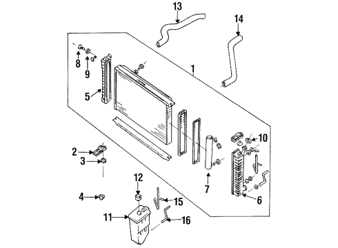 1993 Mercury Villager Fuel Injection Fuel Pressure Regulator Diagram for F3XY9C968A