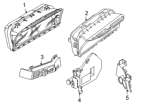 2007 BMW 750i Switches Park Distance Control Switch Diagram for 61326942022