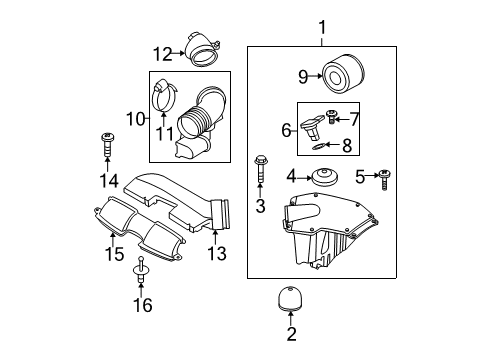 2013 BMW 328i xDrive Filters Suction Hood Diagram for 13717541737