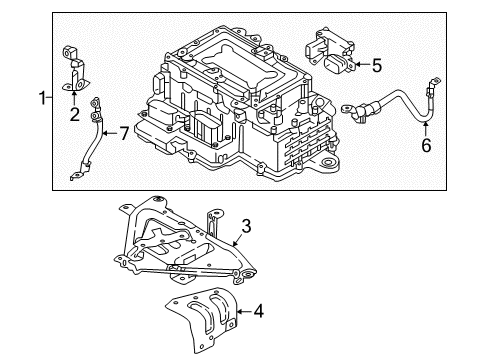 2017 Kia Optima Electrical Components Cable-Ldc Pos Diagram for 91856A8010