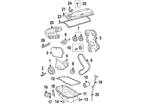 2005 Chrysler PT Cruiser Intake Manifold SPACER-Special Diagram for 4777997AA