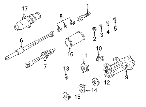 2001 Pontiac Bonneville Stability Control Sensor Diagram for 25737829