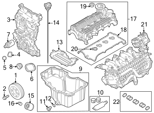 Engine Parts Gasket-Timing Case Cover Diagram for 68440222AA