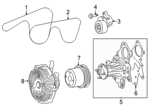 Belts & Pulleys PULLEY Sub-Assembly, IDL Diagram for 1660370020