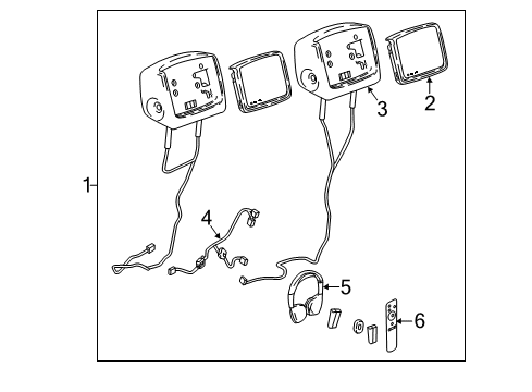 1997 Volvo 960 Entertainment System Components Entertain System Diagram for 84337910