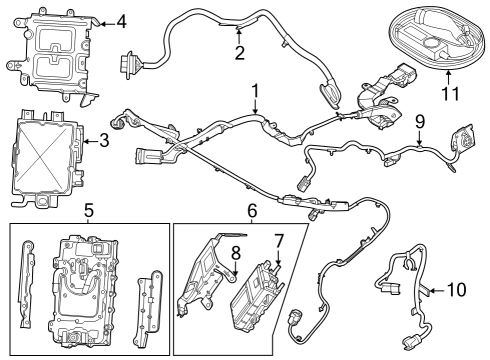 2020 Lincoln Aviator Wiring Harness Connector Wire Diagram for L1MZ14A411E