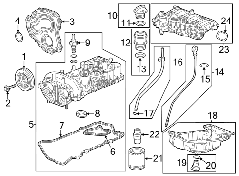 2020 Buick Encore GX Filters Air Filter Diagram for 42712666