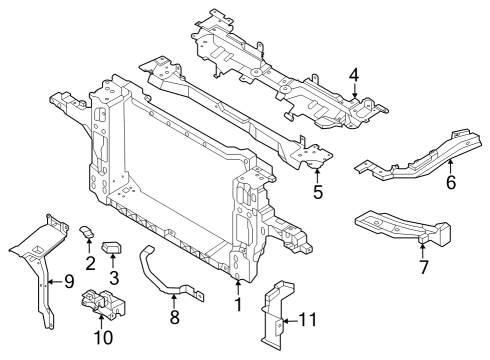 Radiator Support Sensor Assy-Ambient Diagram for 277101DR0A