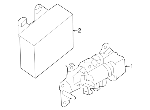 2015 Nissan Rogue Electrical Components Air Pump Assy Diagram for 284K34BA0A