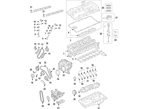 Automatic Transmission KIT, OIL PAN FLUID FILTER AU Diagram for 24119503407
