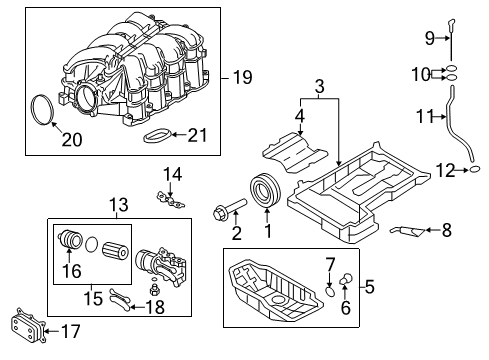 2015 Kia K900 Throttle Body Etc-Actuator Diagram for 351003F100