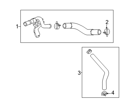 2018 Hyundai Elantra Trans Oil Cooler Cooler Assembly-Oil Diagram for 2546003800