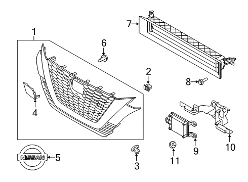 2022 Nissan Altima Cruise Control Switch Assembly-Steering Wheel Diagram for 255506CA1A