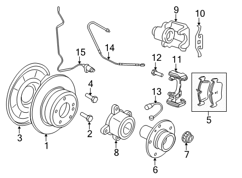 2017 BMW X6 Anti-Lock Brakes Icm Control Unit Diagram for 34526882267