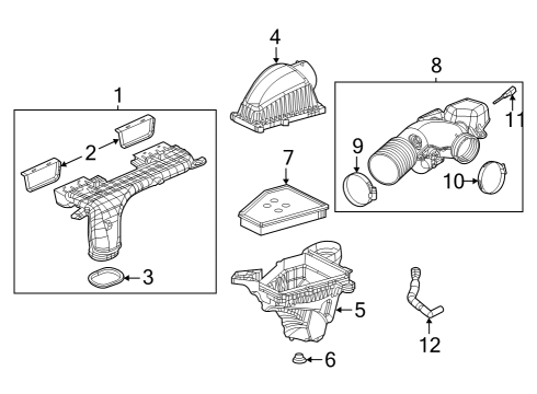 Air Inlet GROMMET-Ball Stud Diagram for 68200211AA