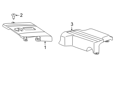 2016 Infiniti QX60 Engine Appearance Cover Intake Manifold Collector Cover Diagram for 140413KY0A