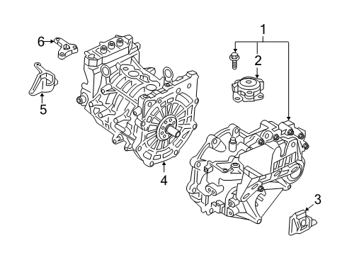 2022 Hyundai Kona Electric Traction Motor Components EPCU ASSY Diagram for 366010E175